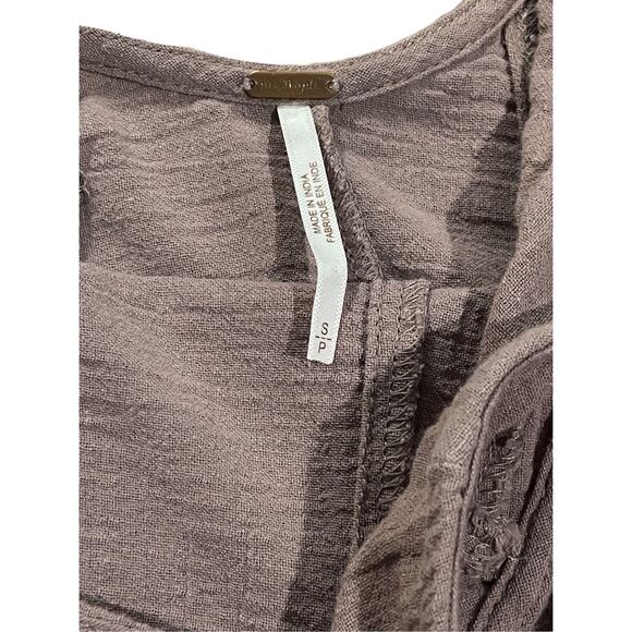 Free People Just For You Playsuit in Elderberry Tea Sz S - Picture 5 of 10